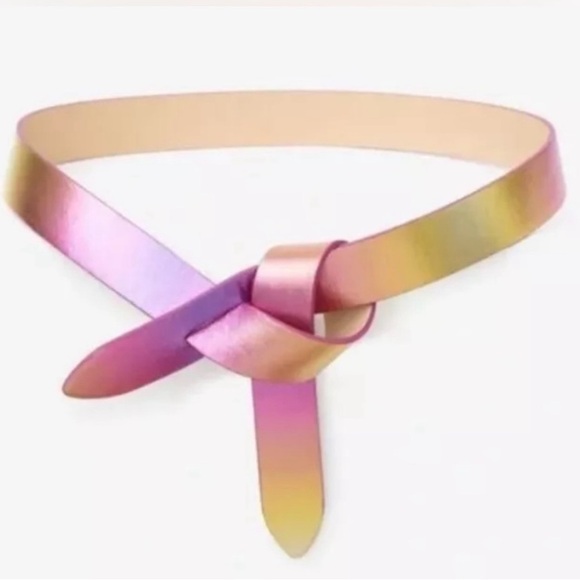 NWT Isabel Marant PINK ‘Lecce’ metallic belt - Picture 1 of 6